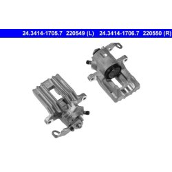 Brake Caliper ATE 24.3414-1706.7