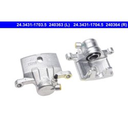 Étrier de frein ATE 24.3431-1703.5 pour MITSUBISHI PAJERO OE MB858464