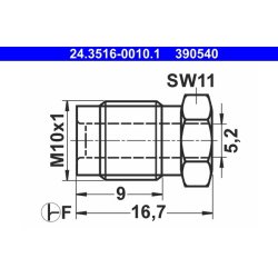 Union Bolt ATE 24.3516-0010.1