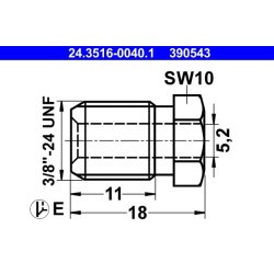 Union Bolt ATE 24.3516-0040.1