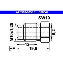 Union Bolt ATE 24.3516-0050.1