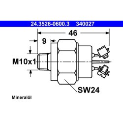 Stop Light Switch ATE 24.3526-0600.3