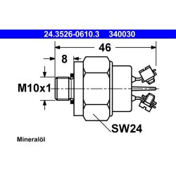 Stop Light Switch ATE 24.3526-0610.3