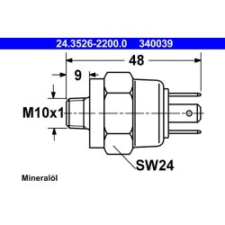 Stop Light Switch ATE 24.3526-2200.0