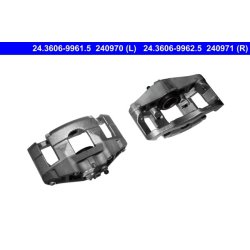 Étrier de frein ATE 24.3606-9962.5 pour AUDI A4, A6 OE 8E0615124B