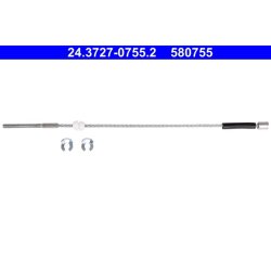Câble de frein ATE 24.3727-0755.2 pour VAUXHALL CORSA, CORSAVAN OE 522445 ATE