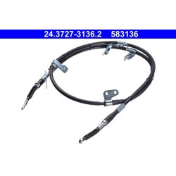 Câble de frein ATE 24.3727-3136.2 pour HYUNDAI GRAND, SANTA OE 59770-2W500 ATE