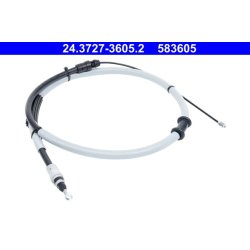 Câble de frein ATE 24.3727-3605.2 pour VAUXHALL, RENAULT, OE 93168951 ATE
