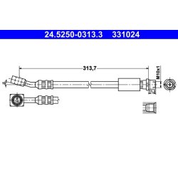 Brake Hose ATE 24.5250-0313.3