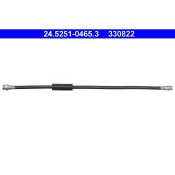 Flexible de frein ATE 24.5251-0465.3 pour NISSAN, VAUXHALL, RENAULT, ATE