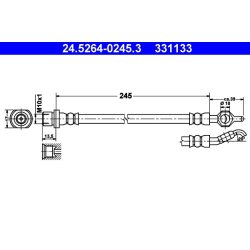 Brake Hose ATE 24.5264-0245.3 OE Ref 9094702A37