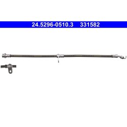 Flexible de frein ATE 24.5296-0510.3 pour VAUXHALL AGILA OE 4709839 ATE