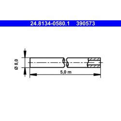 Brake Line ATE 24.8134-0580.1