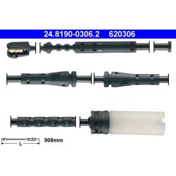 Brake Pad Sensor ATE 24.8190-0306.2 OE Ref 34359804833