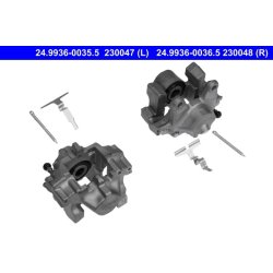 Étrier de frein ATE 24.9936-0035.5 pour MERCEDES OE 2034231998