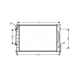 AVA Radiator AVA QUALITY COOLING AI2139 OE Ref 4B0121251