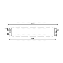 Radiator AVA QUALITY COOLING AI2366 OE Ref 4G0145804A