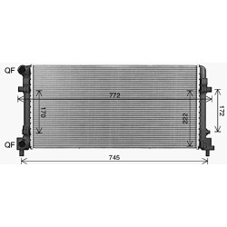 AVA Radiator AVA QUALITY COOLING AI2450 OE Ref 6C0121253A