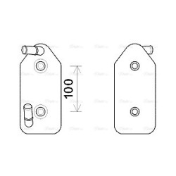 AVA Engine Oil Cooler AVA QUALITY COOLING AI3356 OE Ref 096409061F