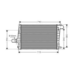AVA Intercooler AVA QUALITY COOLING AI4259 OE Ref 4B0.145.805 F