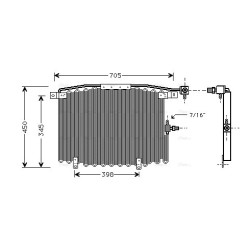 AVA AC Condenser AVA QUALITY COOLING AI5115 OE Ref 4A0260403A