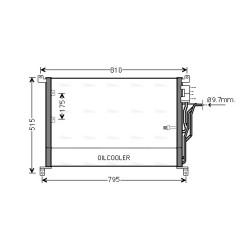 AVA AC Condenser AVA QUALITY COOLING AI5301 OE Ref 4E0260403H