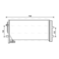 AVA AC Condenser AVA QUALITY COOLING AI5382D OE Ref 8U0260401C