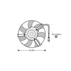 AVA Radiator Fan AVA QUALITY COOLING AI7504 OE Ref 4B3959455B