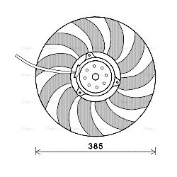 AVA Radiator Fan AVA QUALITY COOLING AI7514 OE Ref 8E0.959.455