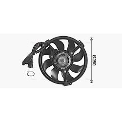 Radiator Fan AVA QUALITY COOLING AI7520 OE Ref 8D0.959.455 N