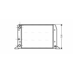 AVA Radiator AVA QUALITY COOLING AIA2028 OE Ref 811121253F
