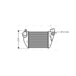 AVA Intercooler AVA QUALITY COOLING AIA4224 OE Ref 8N0145803A