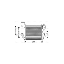AVA Intercooler AVA QUALITY COOLING AIA4304 OE Ref 4F0145806AA