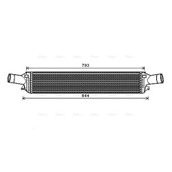 AVA Intercooler AVA QUALITY COOLING AIA4319 OE Ref 8K0145805AC