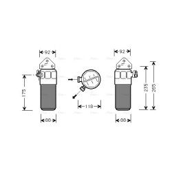 AVA AC Dryer AVA QUALITY COOLING AID260 OE Ref 4B0.820.193 A