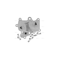 AVA Engine Oil Cooler AVA QUALITY COOLING AL3152 OE Ref 55230793 AVA QUALITY COOLING