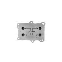 AVA Engine Oil Cooler AVA QUALITY COOLING AL3153 OE Ref 55219087 AVA QUALITY COOLING