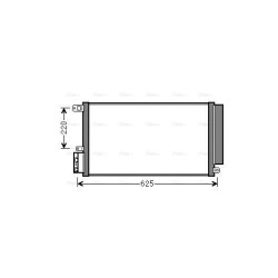 AVA AC Condenser AVA QUALITY COOLING ALA5115D OE Ref 50512105