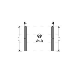 AC Dryer AVA QUALITY COOLING ALD098 OE Ref 71748263