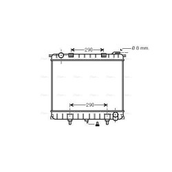 AVA Radiator AVA QUALITY COOLING AU2126 OE Ref ESR2269