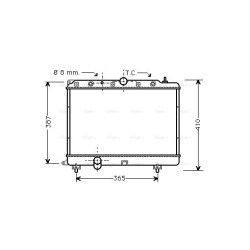 AVA Radiator AVA QUALITY COOLING AU2154 OE Ref GRD930