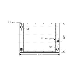 AVA Radiator AVA QUALITY COOLING AU2183 OE Ref PCC000840