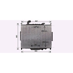 AVA Radiator AVA QUALITY COOLING AU2336 OE Ref LR022741