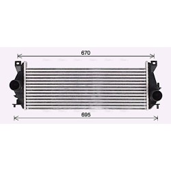 AVA Intercooler AVA QUALITY COOLING AU4338 OE Ref LR017950