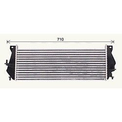 AVA Intercooler AVA QUALITY COOLING AU4338 OE Ref LR017950 AVA QUALITY COOLING