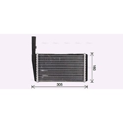 AVA Heater Matrix AVA QUALITY COOLING AU6232 OE Ref UTP1725