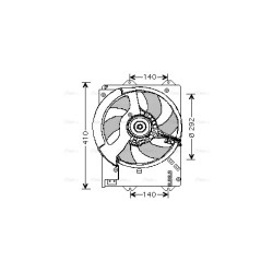AVA Radiator Fan AVA QUALITY COOLING AU7501 OE Ref PGF100960