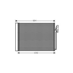 AVA AC Condenser AVA QUALITY COOLING AUA5211D OE Ref 6H4219710BB