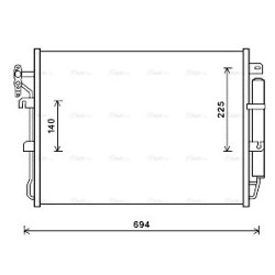 AVA AC Condenser AVA QUALITY COOLING AUA5215D OE Ref JRB500130