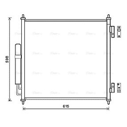 AC Condenser AVA QUALITY COOLING AUA5218D OE Ref LR035791